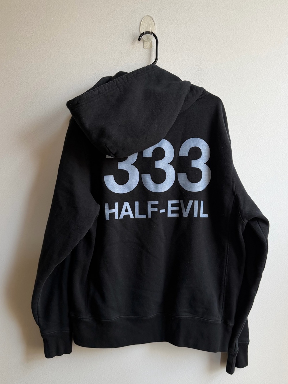 333‎ Half Evil Hoodie (Black)